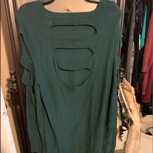 Torrid Green Sweater dress size 1